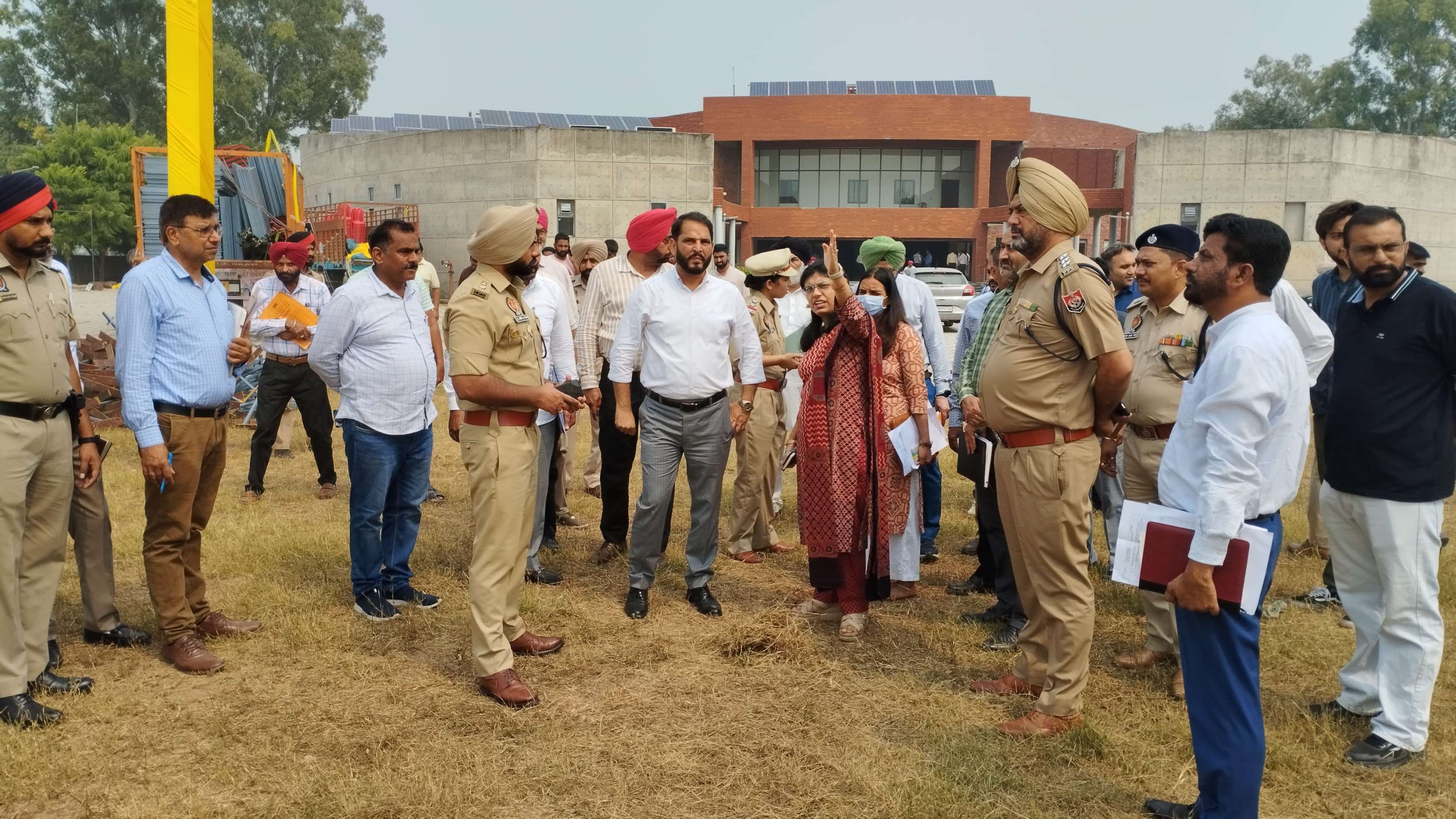 The Deputy Commissioner reviewed the preparations for the Revolution Fair at Khatkar Kalan
